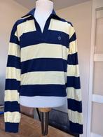 AMY & IVY top / shirt korter model geel blauw maat XS DS, Overige kleuren, Ophalen of Verzenden, Amy & Ivy, Lange mouw