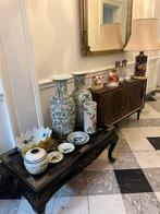 Groot lot antiqiteiten - porselein - tafel - lamp, Ophalen of Verzenden