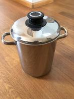 aspergepan, Huis en Inrichting, Keuken | Potten en Pannen, Ophalen, Zo goed als nieuw, Rvs, Kookpan of Snelkookpan