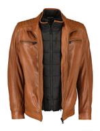 Donders Leren Jas Maat 62, Ophalen of Verzenden, Zo goed als nieuw, Overige maten, Bruin