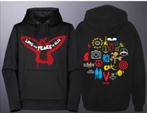 U2 Fanclub 'Love & Peace Or Else' Black Unisex XL Hoodie Nw, Verzenden, Nieuw, Kleding