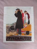 Oude poster. SPYKER-AUTO'S INDUSTMY-TROMPENBURG-AMSTERDAM Ho, Ophalen of Verzenden, Nieuw, Gebruiksvoorwerp