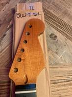Stratocaster hals” Canadian maple met Blackwood toets” BW1, Geen, Geen, Nieuw, Ophalen of Verzenden