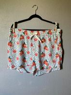 Leuke zomerse HEMA citrus shorts • wit zwarte puntjes • XL, Kort, Wit, Maat 46/48 (XL) of groter, Ophalen of Verzenden