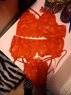 Kant Lingerie Setje - Dames, Generic, Ophalen of Verzenden, Rood, Setje