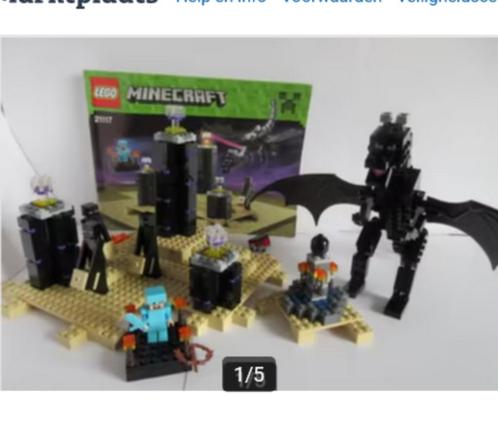 21117 Minecraft, De Enderdraak. Verzenden is mogelijk, Kinderen en Baby's, Speelgoed | Duplo en Lego, Zo goed als nieuw, Lego