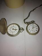 Twee antieke zakhorloges, Sieraden, Tassen en Uiterlijk, Horloges | Antiek, Overige merken, Zakhorloge, Ophalen of Verzenden, Met ketting
