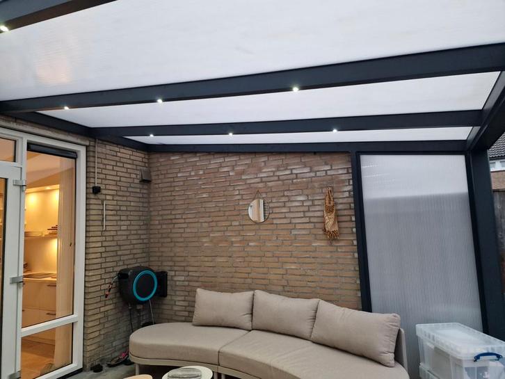 Veranda overkapping inc led verlichting, Tuin en Terras, Overkappingen, Zo goed als nieuw, Veranda, Ophalen