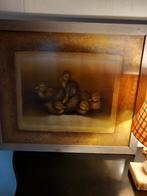 Schilderij Eendenfamilie - Gesigneerd, Ophalen