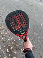Wilson Bela LT Padel Racket - Zwart/Rood, Ophalen of Verzenden, Gebruikt, Padelracket