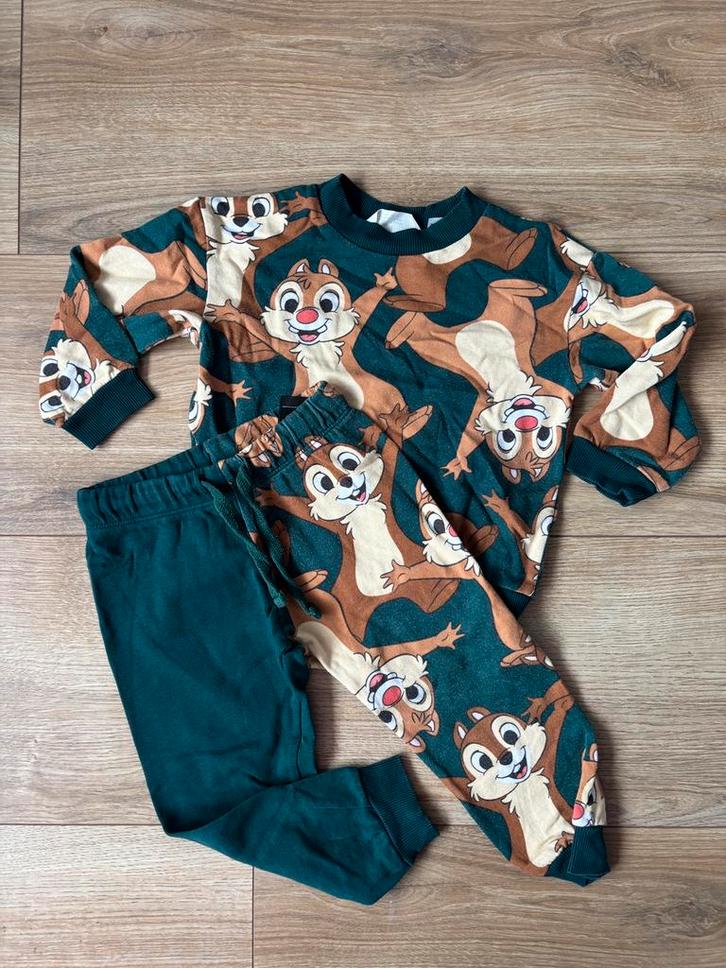 Joggingspak knabbel en babbel maat 98, Kinderen en Baby's, Kinderkleding | Maat 98, Gebruikt, Jongen of Meisje, Setje, Ophalen of Verzenden