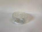 Retro plafondlamp met ijsglas look, Ophalen of Verzenden, Zo goed als nieuw