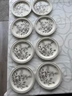 Borden, ontbijtborden, merk Pinewood by WH Grindley, 8 stuks, Ophalen of Verzenden, Gebruikt, Bord(en)