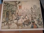 Anton Pieck Winterse Prent, Ophalen of Verzenden