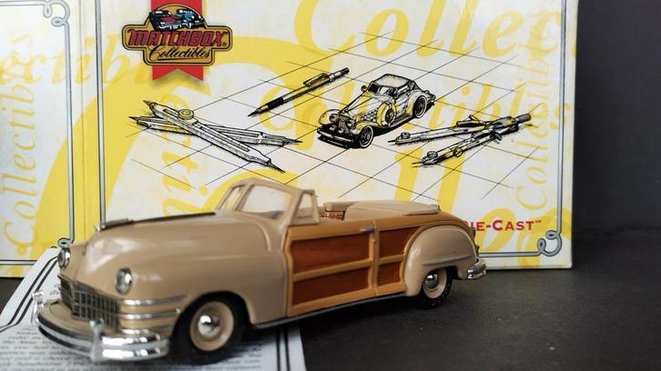 Chrysler Town Country cabrio 1:43 Matchbox collectibles Pol, Hobby en Vrije tijd, Modelauto's | 1:43, Zo goed als nieuw, Verzenden