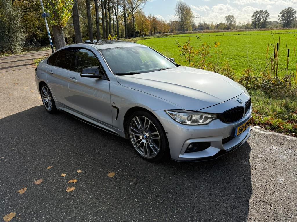 BMW 4-Serie 435IA 3.0 Gran Coupe 2015 Grijs, Auto's, BMW, Particulier, 4-Serie, 360° camera, ABS, Achteruitrijcamera, Adaptieve lichten