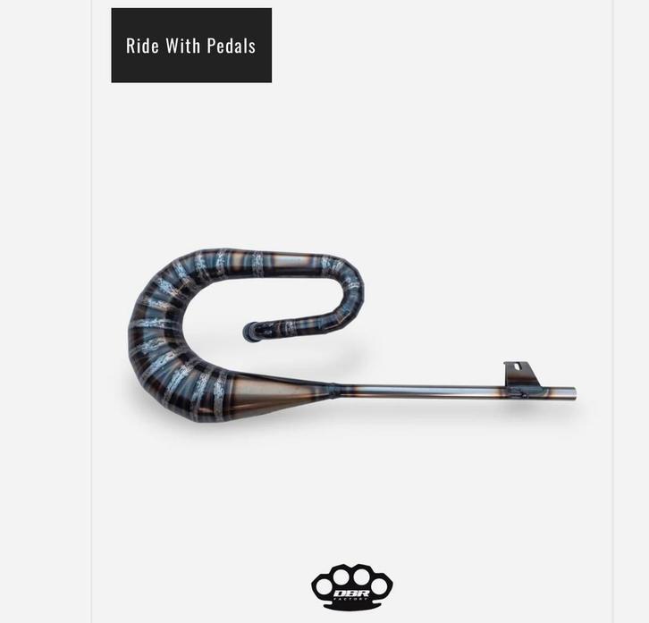 DBR classic uitlaat Vespa Ciao 22mm OP=OP, Fietsen en Brommers, Brommeronderdelen | Algemeen, Nieuw, Uitlaat, Ophalen of Verzenden