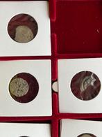 5 Zilveren Middeleeuwse Munten, Vóór koninkrijk, Setje, Zilver, Overige waardes