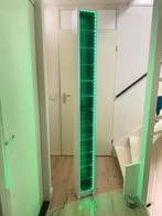 Vitrinekast met regelbare LED verlichting, Ophalen, Met plank(en), Minder dan 50 cm, Gebruikt