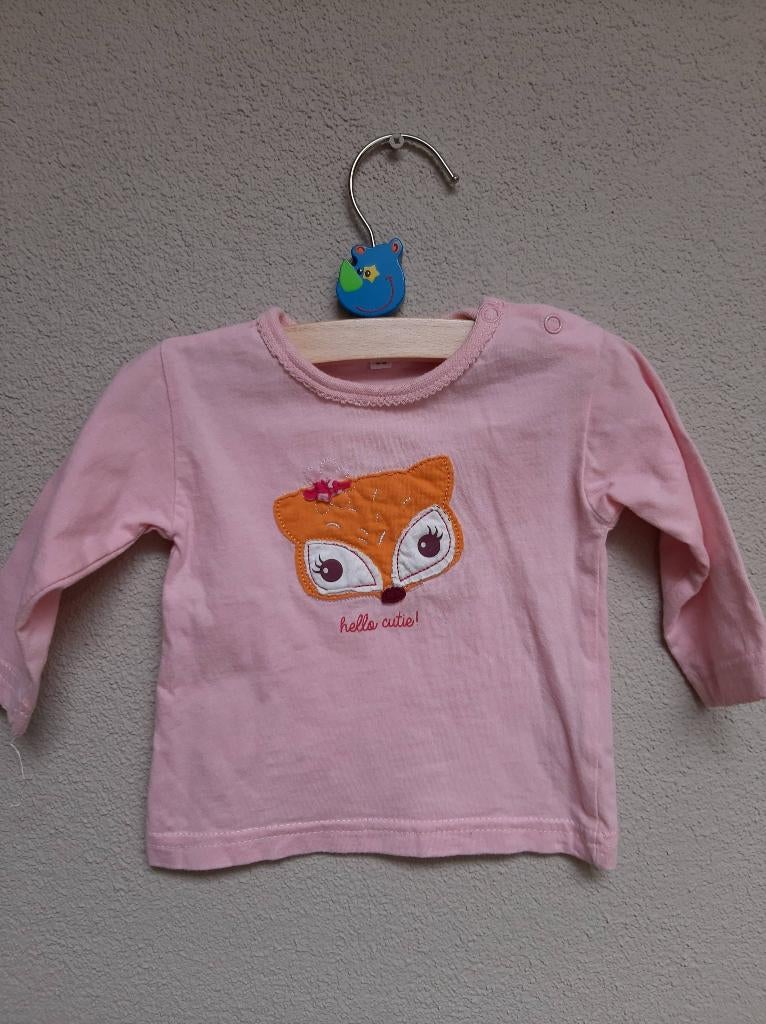 ZGAN longsleeve met vosje van Zeeman Mt 68, Zeeman, Meisje, Ophalen of Verzenden, Zo goed als nieuw