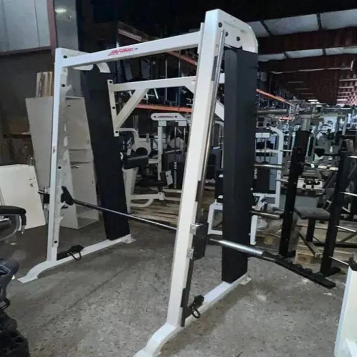 Life Fitness - pro 1 - Smith Machine - Krachtstation, Sport en Fitness, Fitnessapparatuur, Gebruikt, Krachtstation, Armen, Metaal