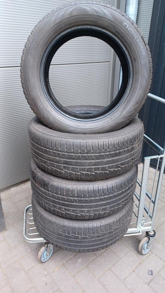 4 banden 235 55 17 103V all season nokian 2x 6 2x5 mm, Ophalen, Gebruikt, 17 inch, 235 mm