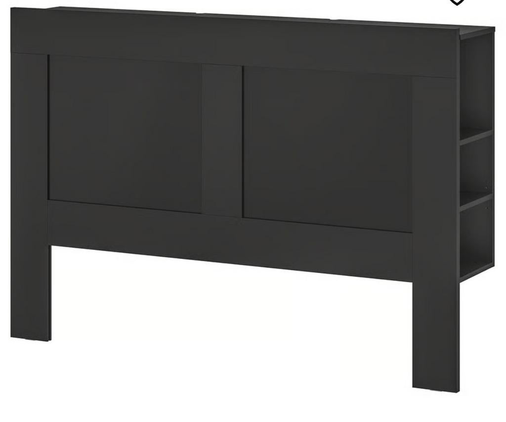 BRIMNES Hoofdeinde 140cm IKEA, Huis en Inrichting, Ophalen, Zwart, 140 cm, Hout
