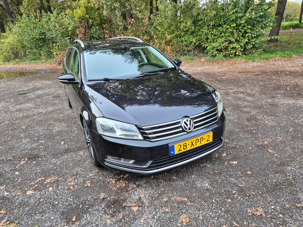 Volkswagen Passat 1.4 TSI 90KW Variant DSG 2012 Zwart, Auto's, Volkswagen, Stof, Zwart, Origineel Nederlands, Particulier