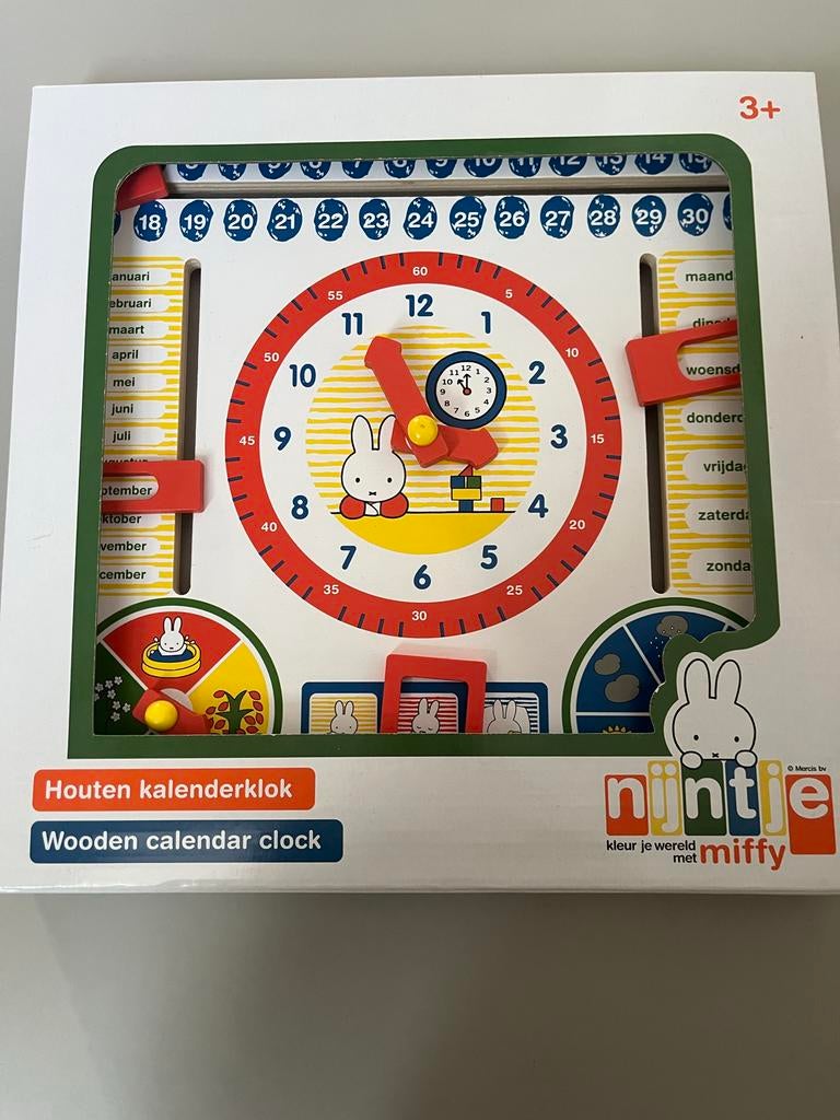 Nijntje houten kalenderklok, Ophalen of Verzenden, Zo goed als nieuw, Ontdekken