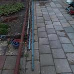 Aluminium antennemast 9 meter + 2 x topbuis, Ophalen, Gebruikt, Mast