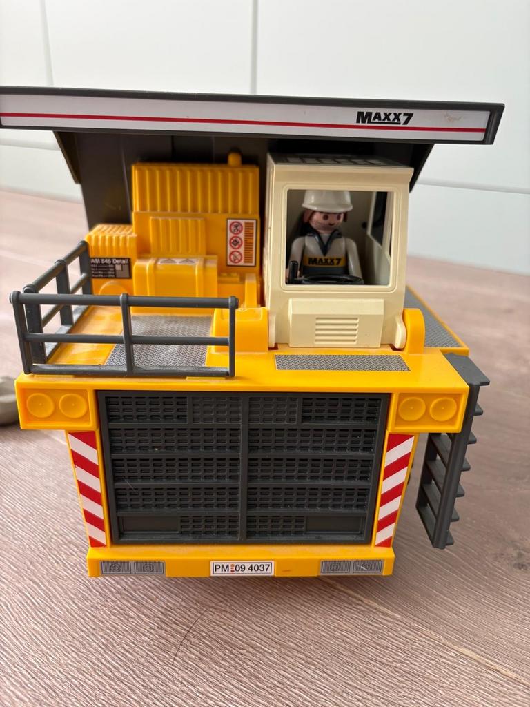 Playmobil Maxx7 Kiepwagen met chauffeur en stenen, Ophalen of Verzenden, Gebruikt