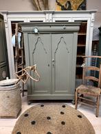 Biedermeier meidenkast linnenkast servieskast buffetkast, Ophalen, 50 tot 70 cm, 105 cm of meer, Nvt