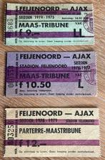 3 x toegangskaartjes Feijenoord - Ajax, Ophalen of Verzenden, Gebruikt, Feyenoord