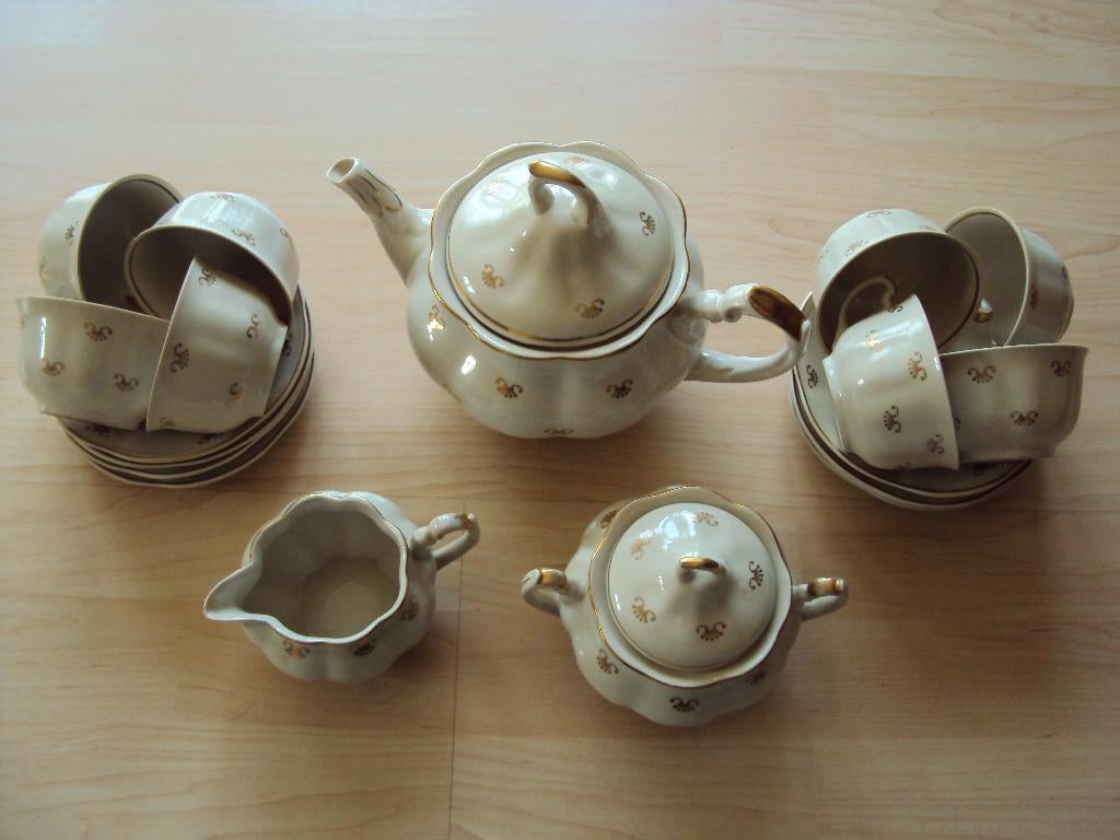 Antiek Chodziez Theeservies, Antiek en Kunst, Ophalen of Verzenden