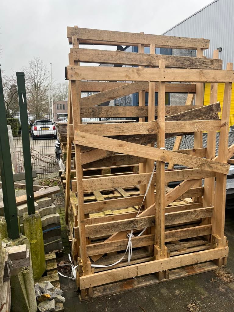 Houte glasbokken kozijnbokken, Doe-het-zelf en Verbouw, Glas en Ramen, Ophalen, Minder dan 80 cm