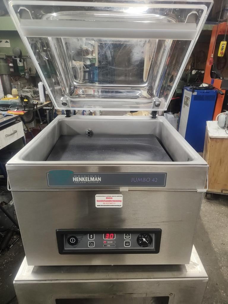 Henkelman jumbo 42 vacuummachine vacumeermachine 230 volt, Ophalen, 25 tot 50 cm, Minder dan 100 cm