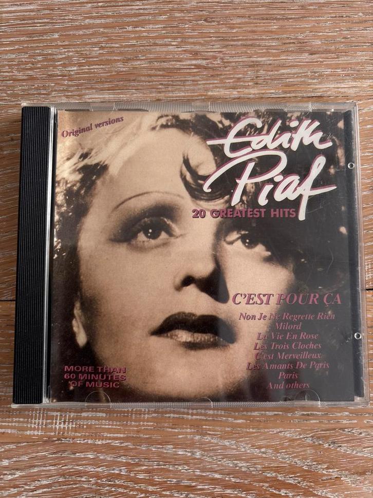 CD Edith Piaf - 20 Greatest Hits, Cd's en Dvd's, Cd's | Franstalig, Zo goed als nieuw, Ophalen of Verzenden