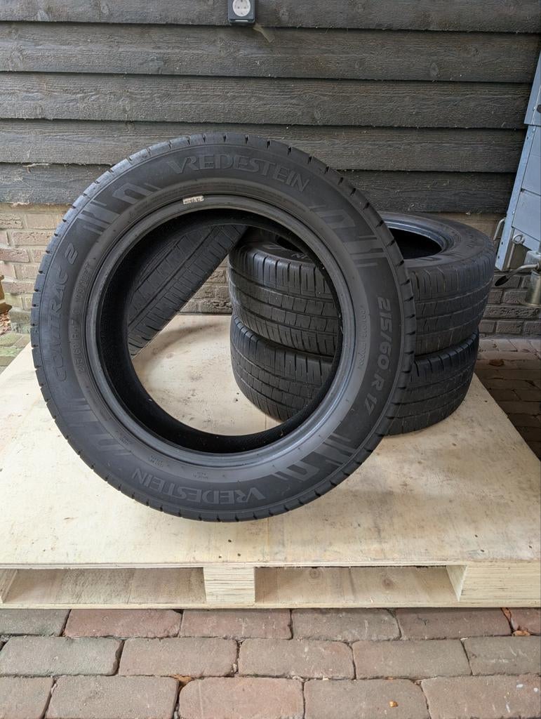Vredestein Comtrac 2 zomerbanden 215/60 R17 VW Transporter, Auto-onderdelen, Banden en Velgen, 17 inch, Ophalen of Verzenden, Band(en)
