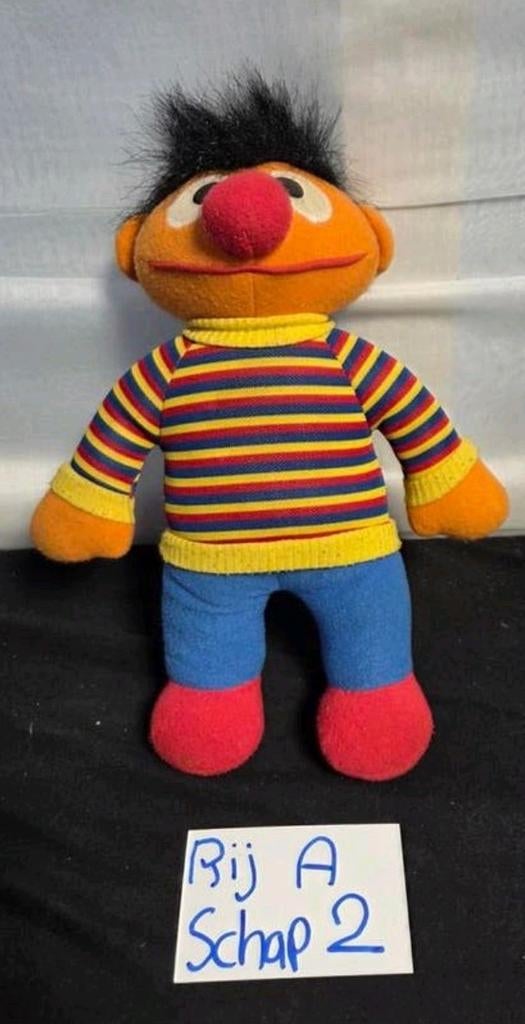 Ernie Sesamstraat knuffel - Vintage speelgoed, Ophalen of Verzenden, Ernie, Pluche, Knuffel