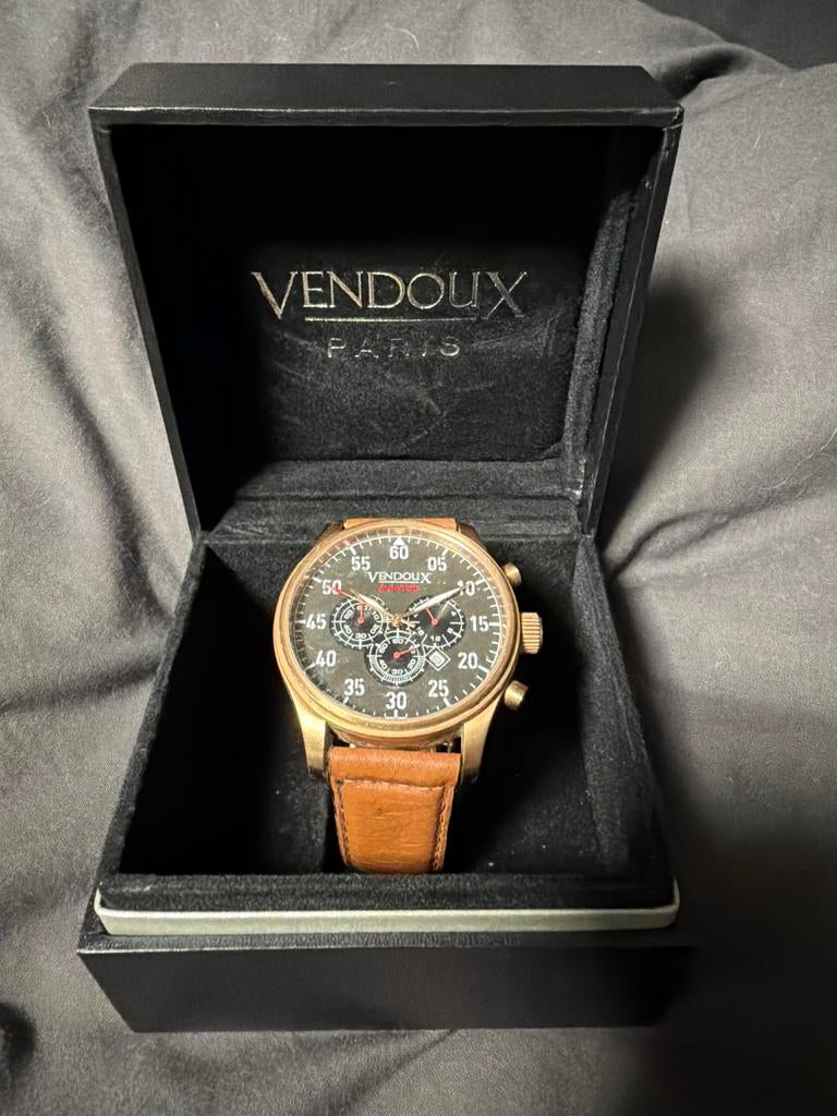 Vendoux Paris LR70130 Horloge - Herenhorloge, Overige materialen, Polshorloge, Ophalen, Overige merken