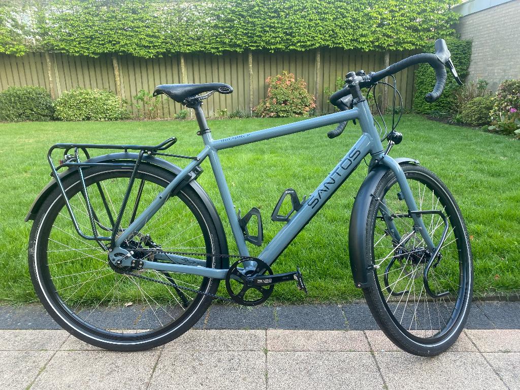 Santos Travel Master 3+ / gravel uitzonderlijk mooi., 28 inch, 10 tot 15 versnellingen, Zo goed als nieuw, 57 tot 61 cm
