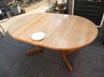 Uitschuifbare Tafel (Deens vintage), Tuin en Terras, Tuintafels, Ophalen, Zo goed als nieuw, Ovaal, Hout