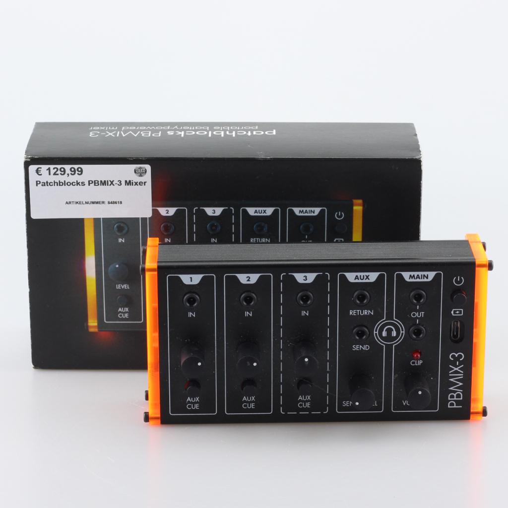 Patchblocks PBMIX-3 Mixer, Muziek en Instrumenten, Effecten, Zo goed als nieuw
