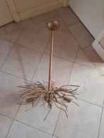 Gouden plafondlamp met takken design, Ophalen of Verzenden, Metaal, Modern