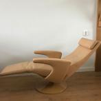 IZGS FSM Smile design fauteuil stoel easy chair camel, Huis en Inrichting, Fauteuils, Ophalen of Verzenden, Zo goed als nieuw