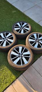 Lichtmetalen velgen Renault Clio met Continental banden, Ophalen, Gebruikt, Banden en Velgen, 17 inch