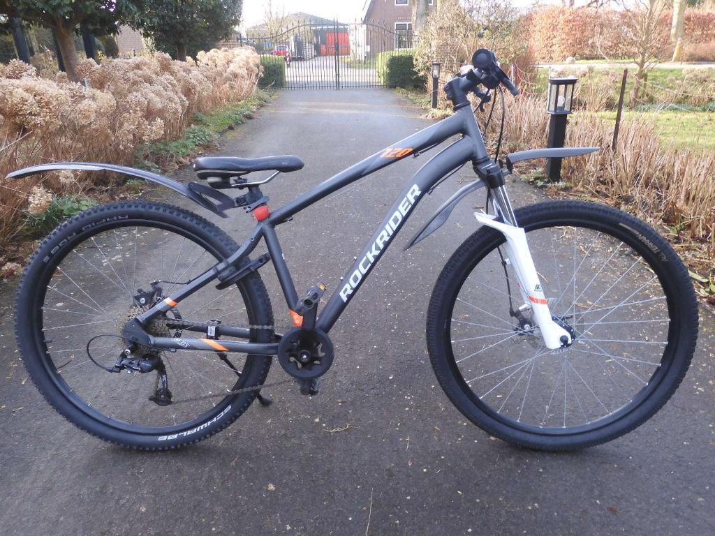 Stoere  27. 5"  B'twin Rockrider ST120 met 9 versnellingen, B'Twin, Heren, Niet ingevuld, Zo goed als nieuw