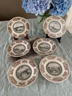 Gien la vie du Rail 6 of 12 bordjes izgst, Ophalen of Verzenden