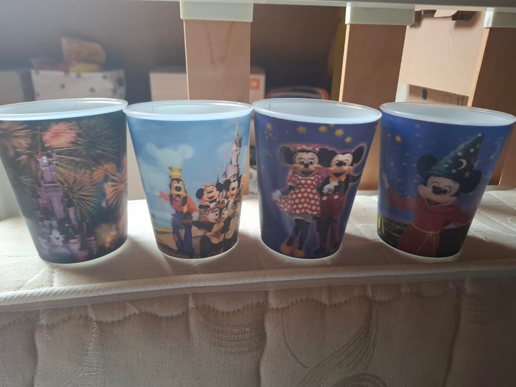 Disney bekkers van mc, Verzamelen, Glas en Borrelglaasjes, Ophalen of Verzenden, Zo goed als nieuw, Overige typen