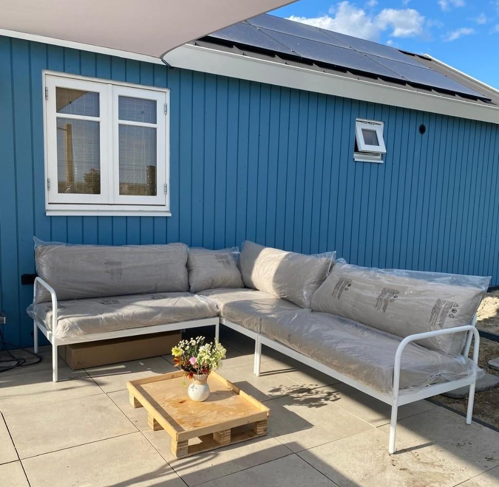 Loungeset, Tuin en Terras, Tuinsets en Loungesets, Ophalen, 5 zitplaatsen, Kunststof, Zo goed als nieuw